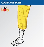 The King Brand Large Body Cold Compression Wrap Covers a Large Area
